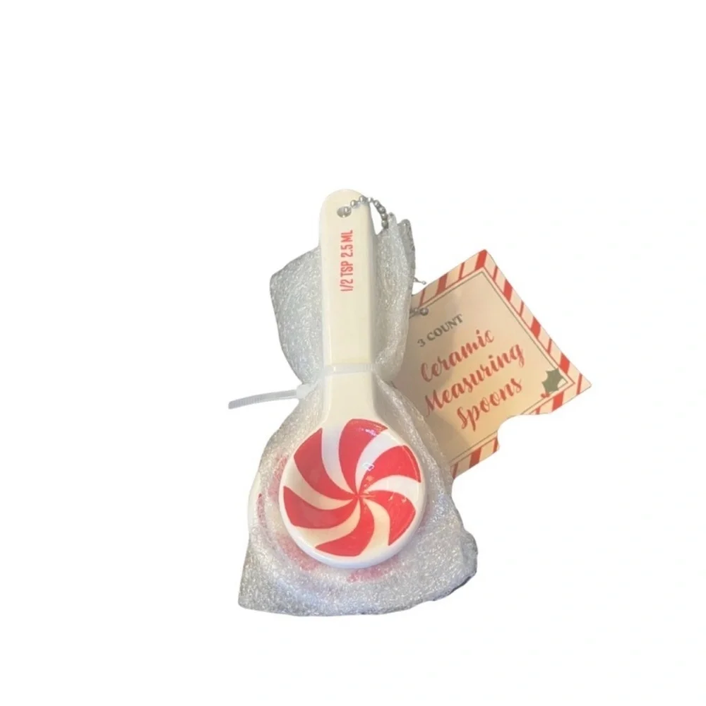 Candy Cane Measuring Cups/Spoons Set NWT